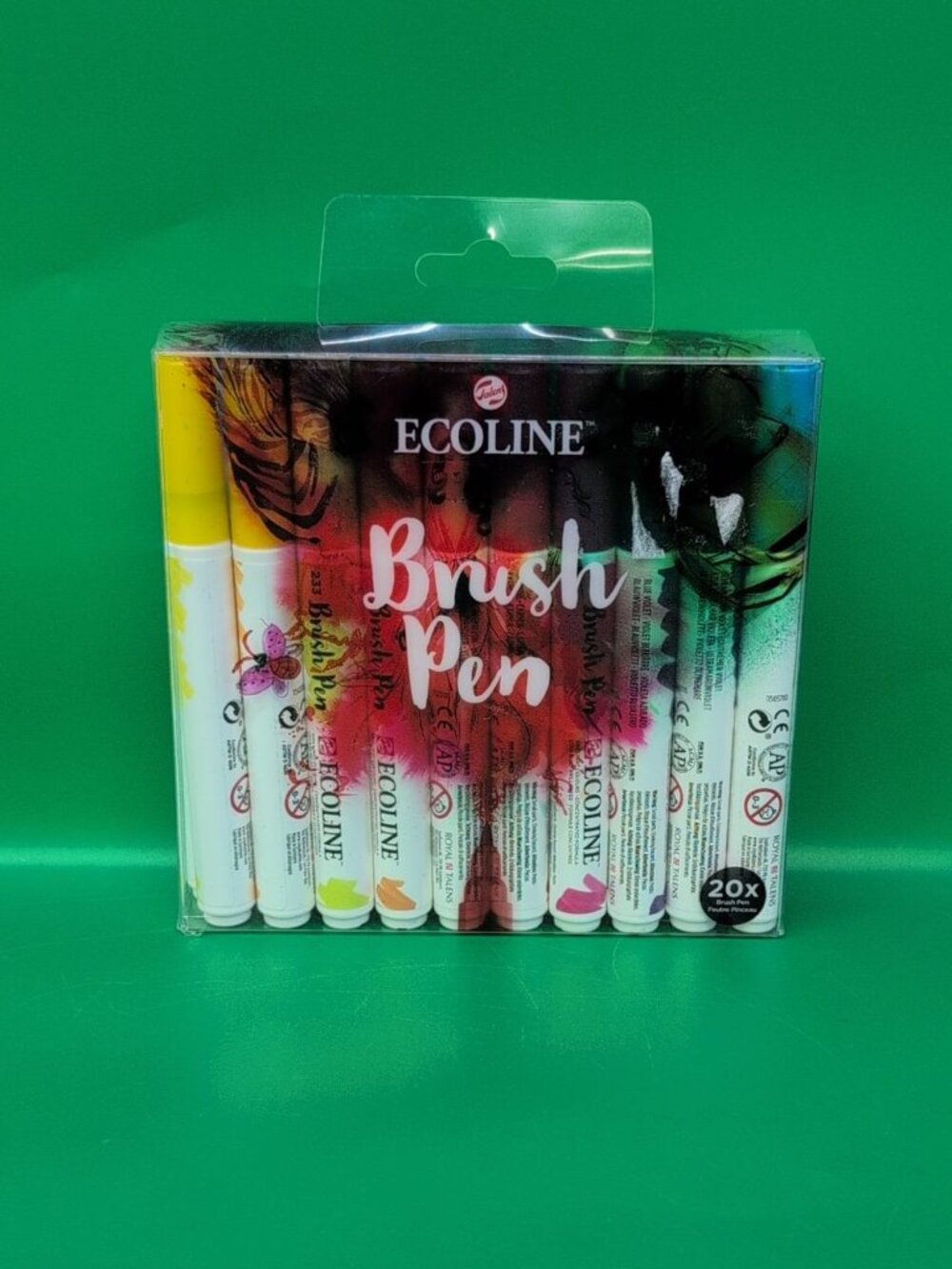 Royal Talens Ecoline Brush Pen Set Liquid Watercolor Markers 20 Pcs 11509009